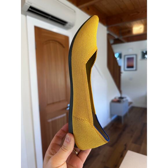 Rothy's Women's 9 Yellow Pointed Toe Flat - Picture 9 of 10